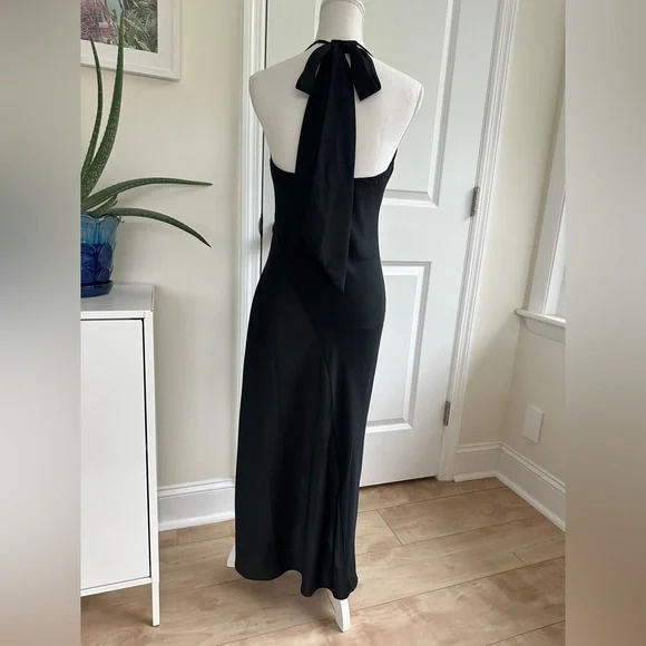 Cushnie Sleek Black Backless Dress - Picture 2 of 7